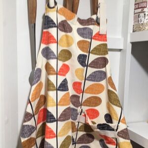 Orla Kiely House Cotton Apron Multi Stem Made in Portugal